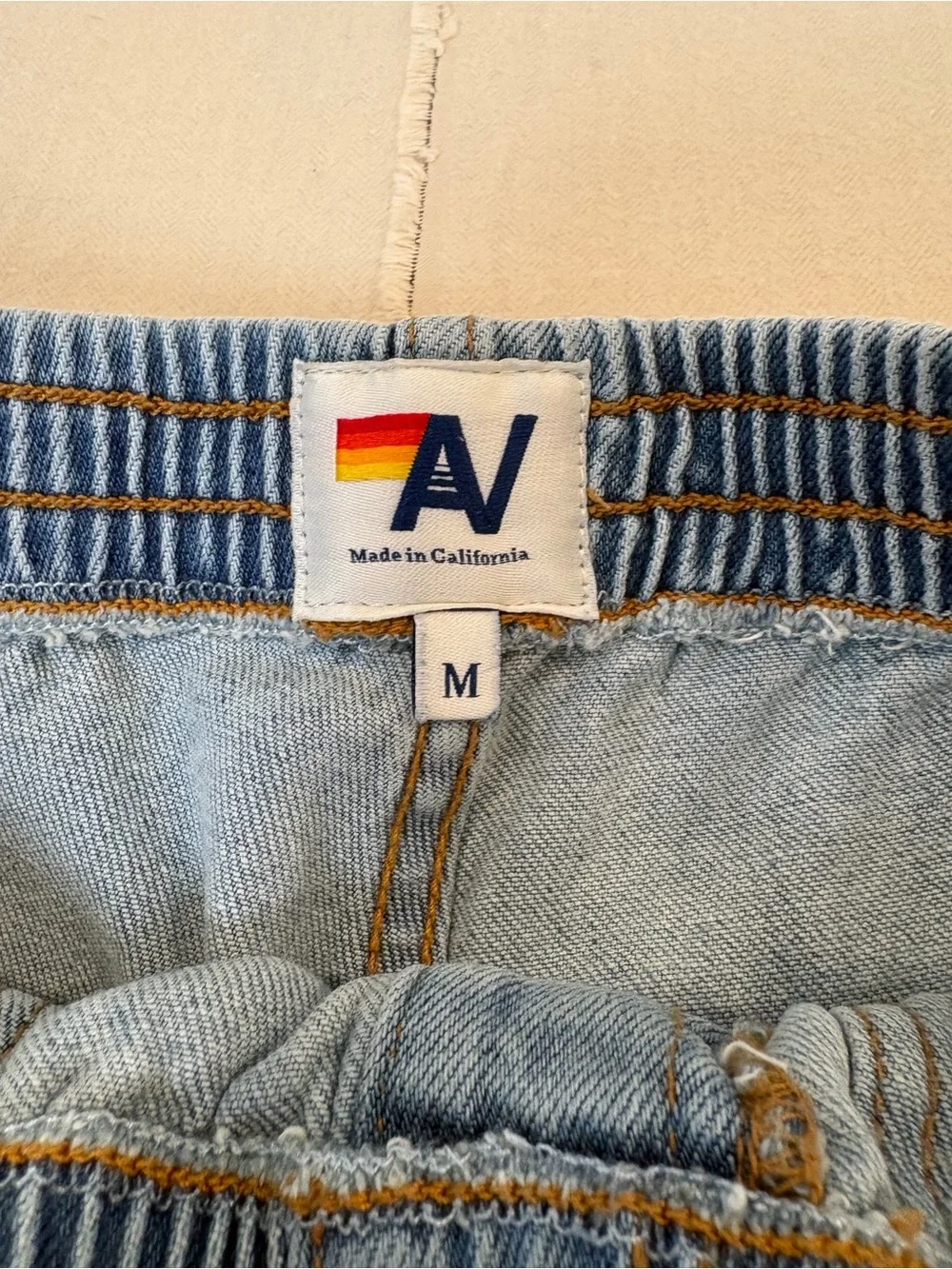 Aviator Nation | Hi-Rise Safari | Jean Shorts | Medium